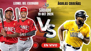 EN VIVO ÁGUILAS CIBAEÑAS VS LEONES DEL ESCOGIDO [upl. by Erbe]