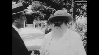 Claude Monet  Filmed Painting Outdoors 1915 [upl. by Inatirb324]