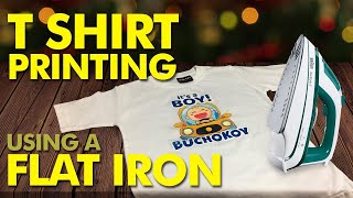 How to Print your Photo on T shirt at Home using a Flat Iron [upl. by Jr]