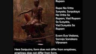 Heart Sutra Prajna Paramitha Hridaya Sutra  lyrics Sanskrit and English [upl. by Aleahc]