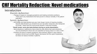 CHF Mortality Reduction Ivabradine and SacubitrilValsartan [upl. by Sherrie240]