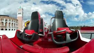 Spain Red Force Ride at Ferrari Land PortAventura in 360  BBC Travel Show [upl. by Yelnahs980]