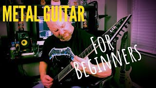 METAL GUITAR FOR BEGINNERS 6 Techniques You MUST Learn [upl. by Eejan]