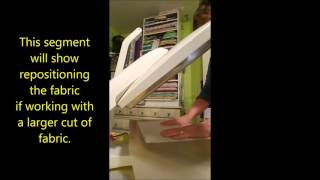 How to apply Fusible interfacing using heat press Tutorial [upl. by Yekcaj999]