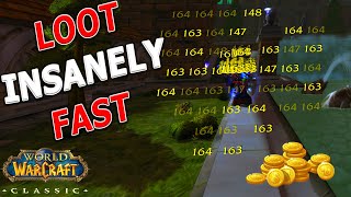 WoW Classic  How to Loot Incredibly Fast Maximize Gold Per Hour [upl. by Tessi]