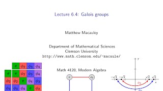 Visual Group Theory Lecture 64 Galois groups [upl. by Lemar431]