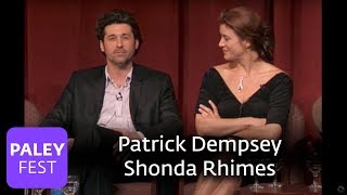 Greys Anatomy  Patrick Dempsey Meeting Shonda Rhimes [upl. by Lemahs]