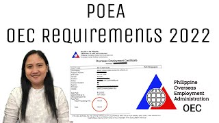 OEC Requirements for Balik  Manggagawa POEA [upl. by Ayikaz]