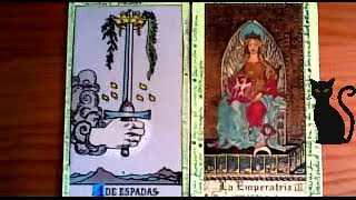 Combinaciones tarot con el UNO de ESPADASAS de ESPADAS  ARCANOS MAYORES Por TARA [upl. by Miza]