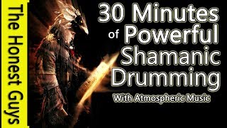 POWERFUL SHAMANIC DRUMMING With Atmospheric Music 32 MINS [upl. by Quartet]