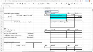 AR transactions Allowance for Doubtful Accounts Aging Method [upl. by Kus748]