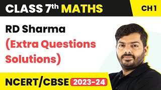 Integers Class 7 Maths Chapter 1 RD Sharma Extra Questions Solutions  Class 7 Maths [upl. by Dibbell]