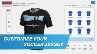 Soccer Jersey Design How to design your own soccer jersey with the owayo 3DDesigner [upl. by Artened]