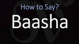 How to Pronounce Baasha CORRECTLY 3d King of Israel Name Pronunciation [upl. by Stelmach314]