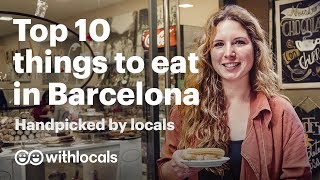 What to eat and where to eat in Barcelona 👫 Handpicked by locals 🥘 [upl. by Doomham]