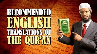 RECOMMENDED ENGLISH TRANSLATIONS OF THE QURAN  BY DR ZAKIR NAIK [upl. by Savitt217]