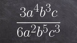 Dividing monomials [upl. by Balfour780]