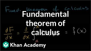 Fundamental theorem of calculus Part 1  AP Calculus AB  Khan Academy [upl. by Aneladgam847]