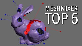 Top 5 Must Know Meshmixer Tricks for 3D Printing  FREE [upl. by Telrahc]