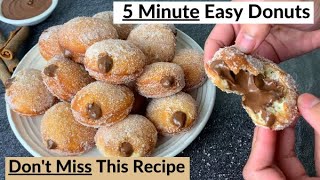 Soft and Fluffy Mini Donuts  🍩 Better Than BAKERY  Quick Easy Recipe Homemade Chocolate Doughnuts [upl. by Wilser]