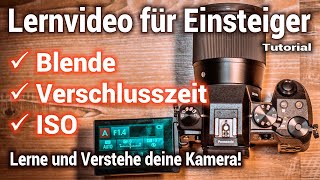 🌟 Blende Verschlusszeit und ISO einstellen am Beispiel der Canon EOS 80D  Tutorial für Einsteiger [upl. by Mccurdy375]