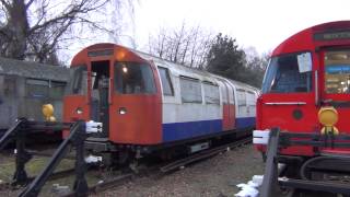 HD Old London Underground Stock Seen At Acton Works [upl. by Kentiggerma]