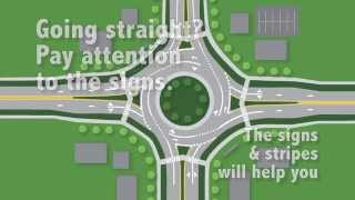 Navigating A MultiLane Roundabout [upl. by Irwinn]