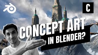 Blender Beginners For Concept Art  TUTORIAL [upl. by Lesiram494]