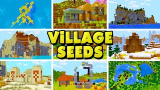 Top 20 BEST VILLAGE SEEDS for Minecraft 120 [upl. by Norty]