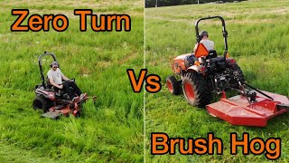 Better Than A Brush Hog Speed Vs Cut Quality [upl. by Ysirhc]