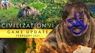 Civilization VI Game Update  February 2021 [upl. by Llebanna862]