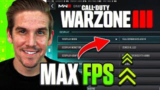 NEW BEST CONTROLLER amp GRAPHICS Settings in WARZONE 3 MW3 WARZONE [upl. by Everard]