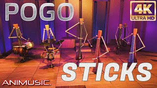 Animusic  Pogo Sticks  4K [upl. by Iharas]