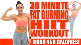 30 Minute FATBURNING HIIT WORKOUT 🔥Burn 450 Calories 🔥Sydney Cummings [upl. by Eelanna]