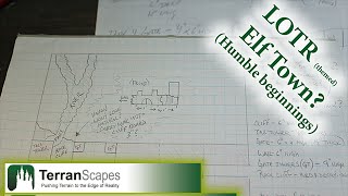 TerranScapes  LOTR Elf Town WIP 1  Very Preliminary Plans [upl. by Edya261]