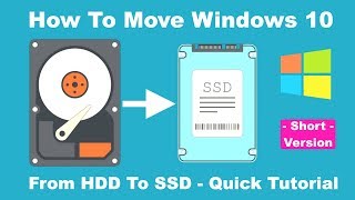 How to Move Windows 1011 from HDD to SSD [upl. by Ailuj]