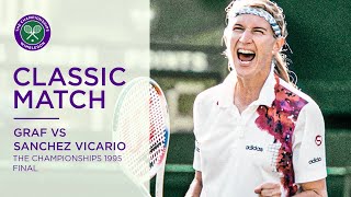 Steffi Graf vs Arantxa Sanchez Vicario  Wimbledon 1995 Final  Full Match [upl. by Cired]