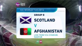 ICC WT20 Scotland vs Afghanistan Highlights [upl. by Odoric]