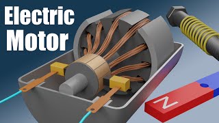 How does an Electric Motor work DC Motor [upl. by Keppel]