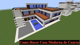 Como Hacer una Casa Moderna en Minecraft PT1 [upl. by Panchito880]