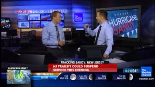 Hurricane Sandy Weather Channel Coverage Clip 5 Overnight [upl. by Jeb]