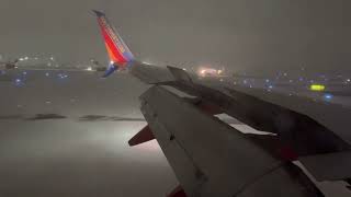 Southwest Snowy Landing in Baltimore [upl. by Aloap]