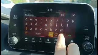 Fiat Tipo Uconnect 7 Engineering mode [upl. by Natsuj]