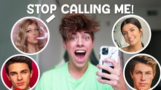 PRANK CALLING FAMOUS TIKTOKERS [upl. by Eelime]