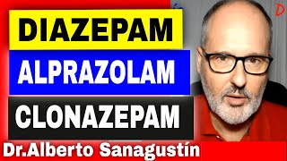 DIAZEPAM ALPRAZOLAM y CLONAZEPAM 💥 Benzodiacepinas Utilidad y mecanismo de acción [upl. by Aihseyn]