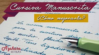 ✍️ 5 Pasos para Mejorar la Cursiva Manuscrita [upl. by Cointon]