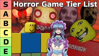 Roblox Horror Game Tier List [upl. by Beebe278]