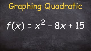 Learn how to graph a quadratic [upl. by Rocker11]