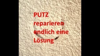 Putz ausbessern  kann jeder [upl. by Nodarse]