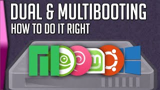 How to Dualboot and Multiboot Linux and Windows [upl. by Eyllib]